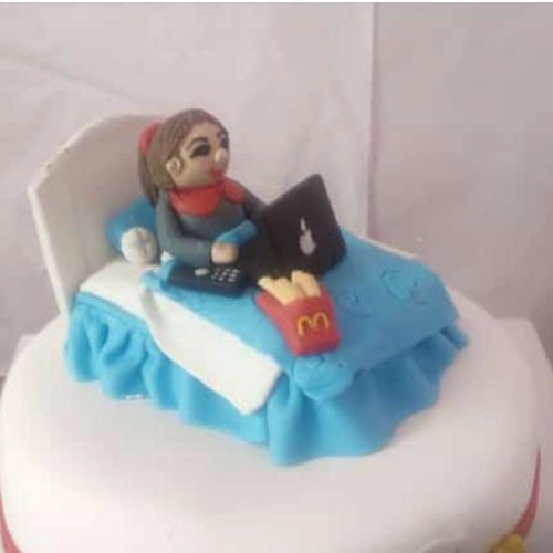 Bed Fondant Cake
